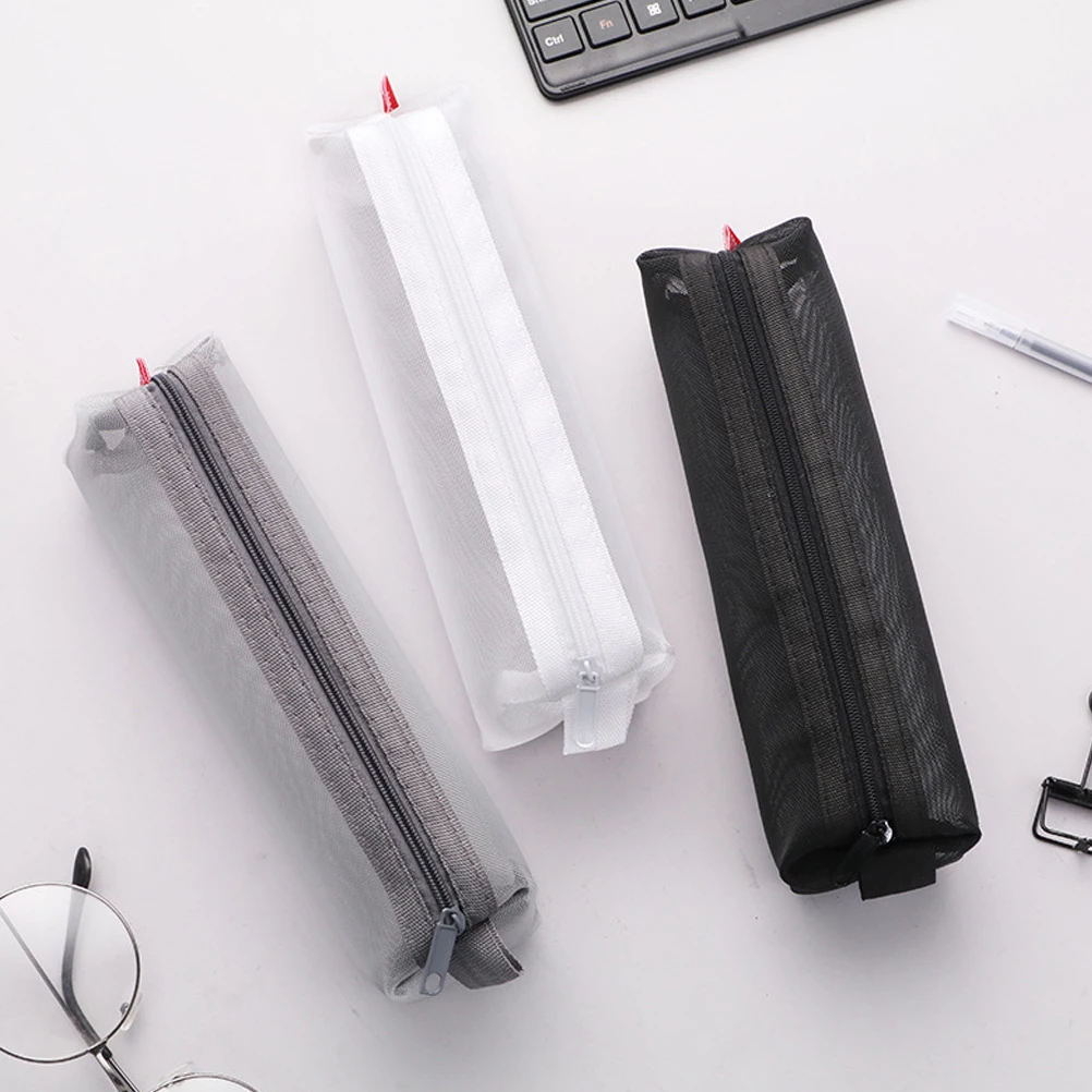 3Pcs Stationery Large Capacity Lightweight Portable Pencil Case Mesh Design Pen Storage Pouch Zipper Pen Storage Folder
3Pcs Stationery Large Capacity Lightweight Portable Pencil Case Mesh Design Pen Storage Pouch Zipper Pen Storage Folder