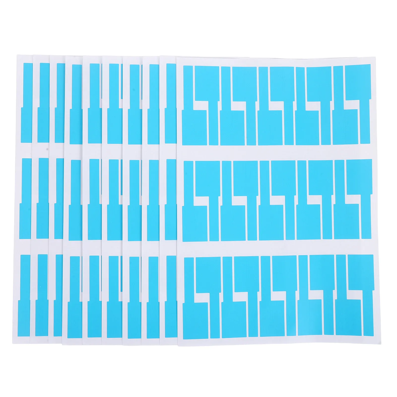 10Pcs Bright Smooth Cable Identification Tags Waterproof Grease Proof Tear Resistant for Office Home School Computer Room
10Pcs Bright Smooth Cable Identification Tags Waterproof Grease Proof Tear Resistant for Office Home School Computer Room