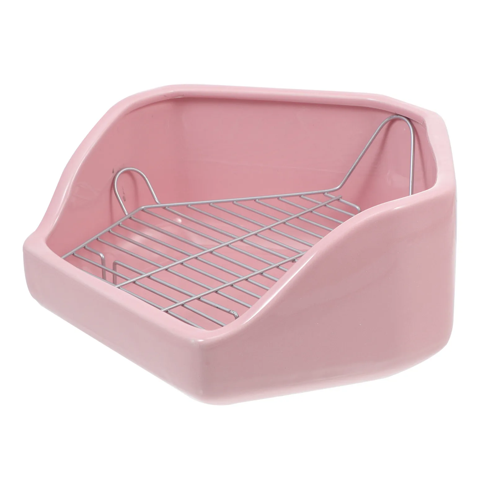 Pentagonal Ceramic Rabbit Toilet Anti-Tipping Pet Toilet Tray for Rabbits Guinea Pigs Chinchillas Easy Clean Mesh Litter Box
Pentagonal Ceramic Rabbit Toilet Anti-Tipping Pet Toilet Tray for Rabbits Guinea Pigs Chinchillas Easy Clean Mesh Litter Box