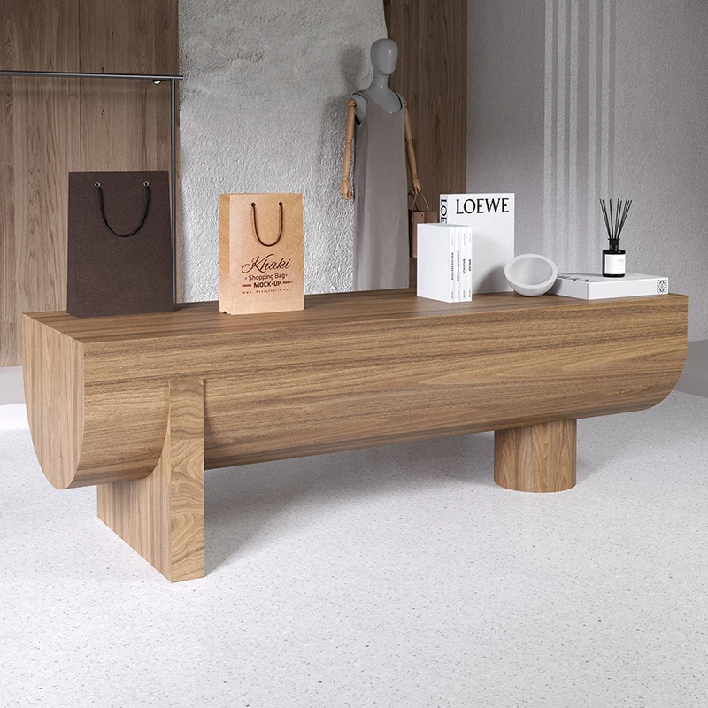 XL Wood Grain Centerpiece Wooden Creative Display Table Clothing Store Walnut Color Flowing Water Table
XL Wood Grain Centerpiece Wooden Creative Display Table Clothing Store Walnut Color Flowing Water Table