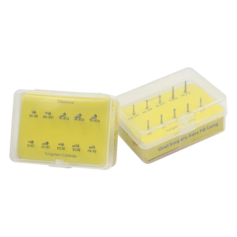 Dental Extractian Burs Oral Surgery Burs FG Lang Diamond Burs Kit Dental Supplies Dental Instrument
Dental Extractian Burs Oral Surgery Burs FG Lang Diamond Burs Kit Dental Supplies Dental Instrument