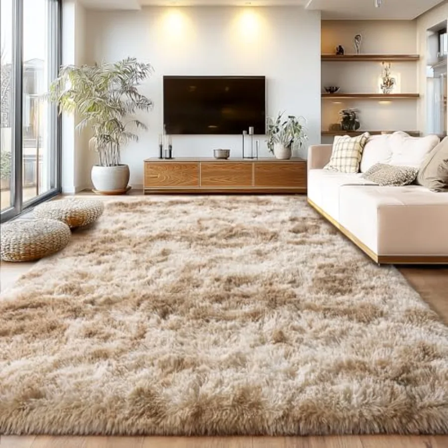 Large Plush Shaggy Rug for Living Room and Bedroom, High Pile Soft Fluffy Camel Tie-Dye Rug, Non-Skid Modern Indoor Home Decor
Large Plush Shaggy Rug for Living Room and Bedroom, High Pile Soft Fluffy Camel Tie-Dye Rug, Non-Skid Modern Indoor Home Decor