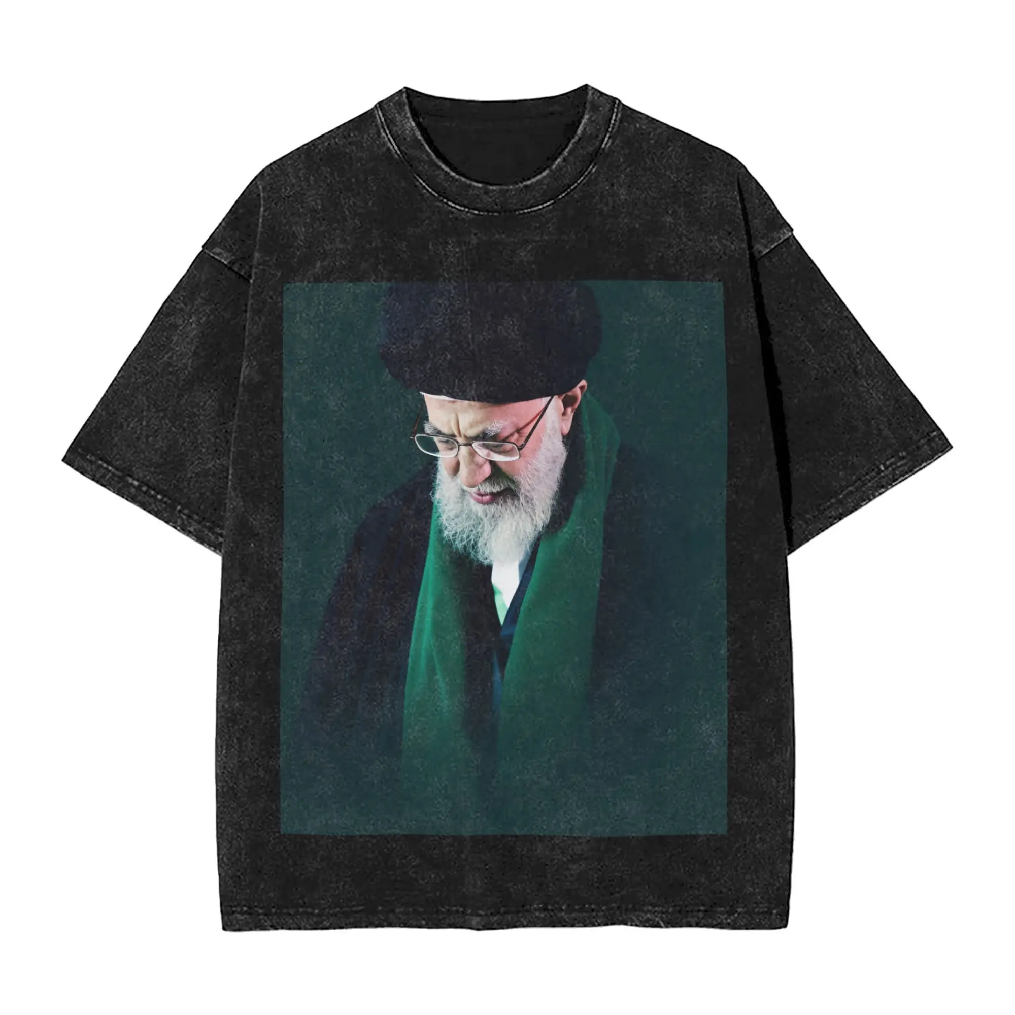 S-Seyyed Ali K-Khamenei Washed T-Shirt Man Awesome Casual T Shirts Summer O Neck Hip Hop Tee Shirt Simple Oversized Tops
S-Seyyed Ali K-Khamenei Washed T-Shirt Man Awesome Casual T Shirts Summer O Neck Hip Hop Tee Shirt Simple Oversized Tops
