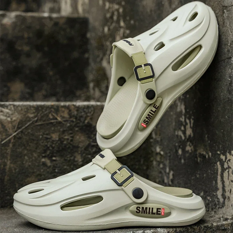 2025 New Men's Outdoor Sandals Slippers Beach Comfortable Slides Thick Sole Soft Clogs Men Casual Garden Shoes Men Beach Sandals
2025 New Men's Outdoor Sandals Slippers Beach Comfortable Slides Thick Sole Soft Clogs Men Casual Garden Shoes Men Beach Sandals