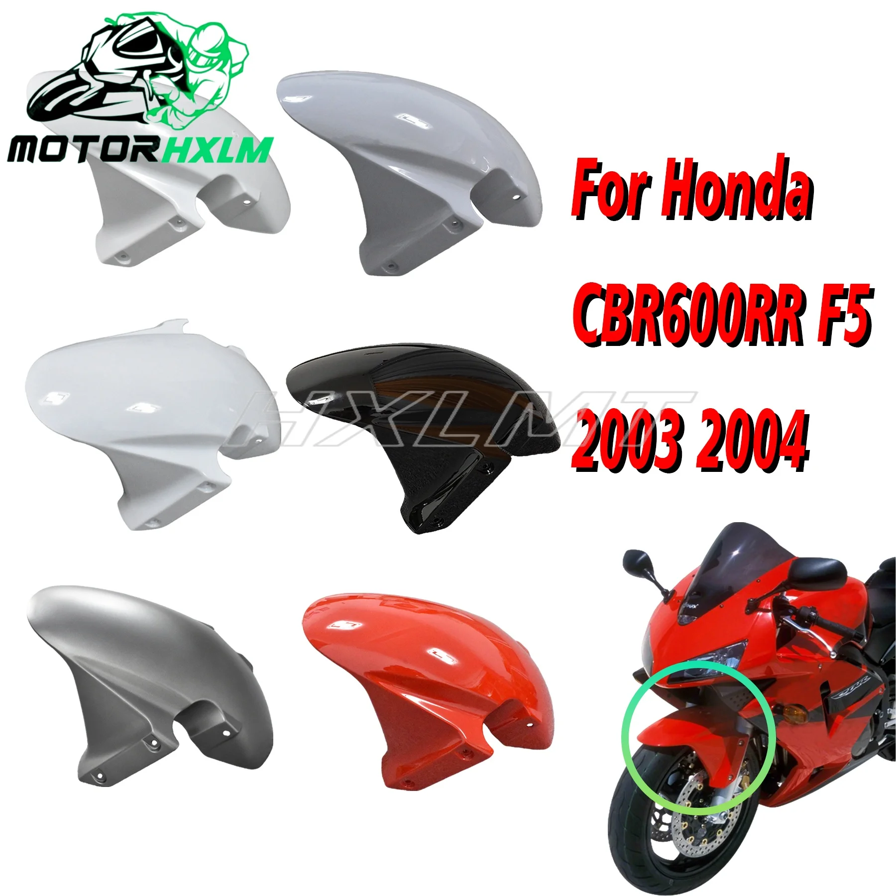 Front Mudguard Customized Color ABS Injection Fender Motorcycle For Honda CBR600RR F5 2003 - 2004
Front Mudguard Customized Color ABS Injection Fender Motorcycle For Honda CBR600RR F5 2003 - 2004