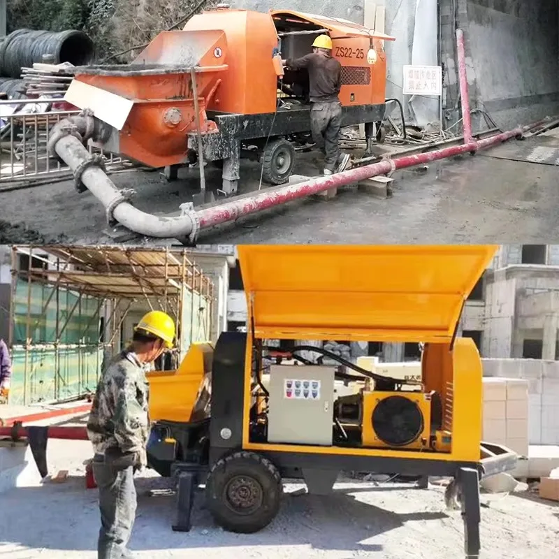Small Portable Concrete Pump Electric Hydraulic Concrete Conveying Pump for Landscaping Projects
Small Portable Concrete Pump Electric Hydraulic Concrete Conveying Pump for Landscaping Projects
