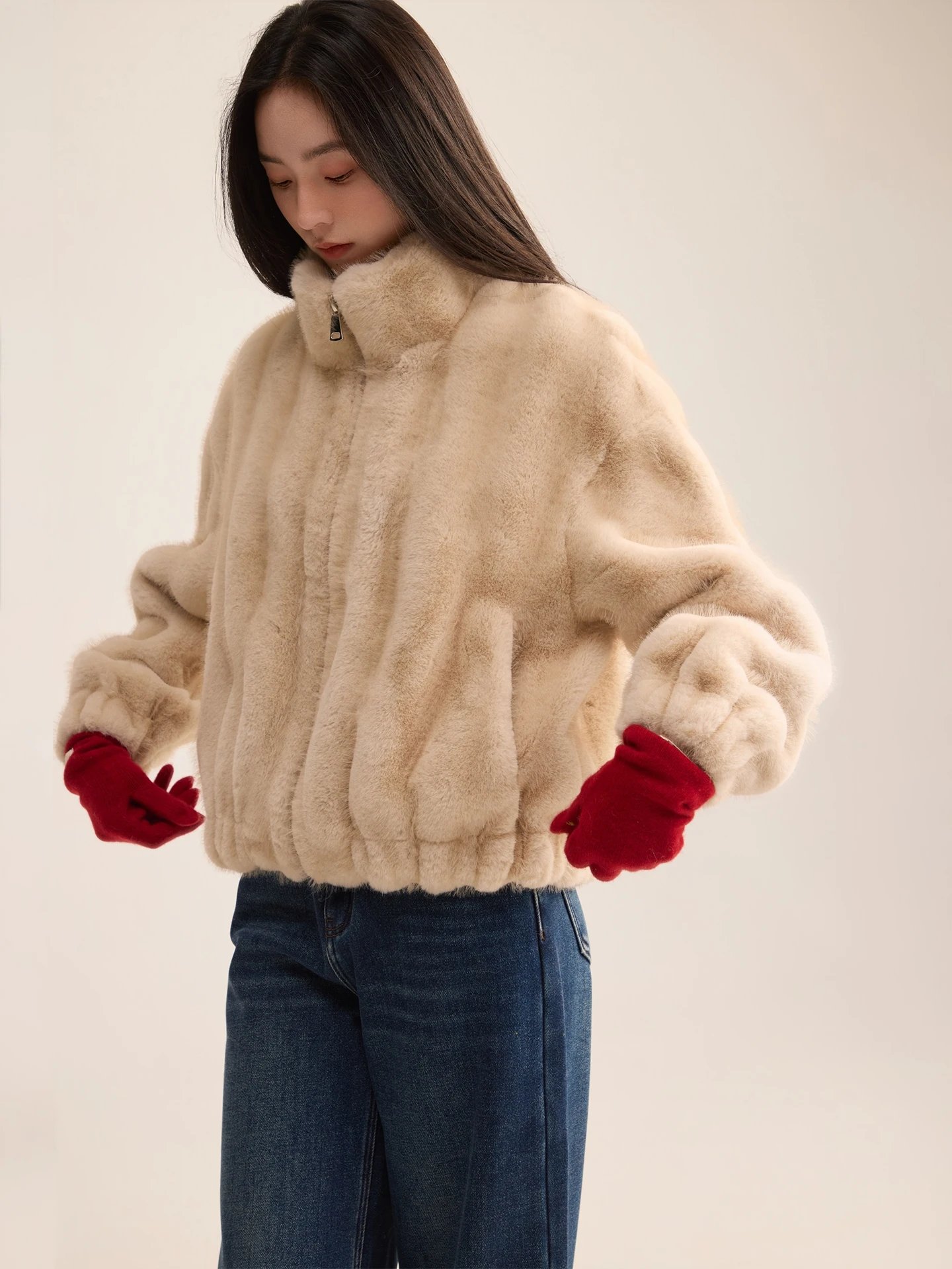 Fuxu воротник-стойка ор Thiened из искусственного меха норки Jaet экологически чистое теплое женское пальто из полиэфирного волокна длинная молния све
Fuxu воротник-стойка ор Thiened из искусственного меха норки Jaet экологически чистое теплое женское пальто из полиэфирного волокна длинная молния све