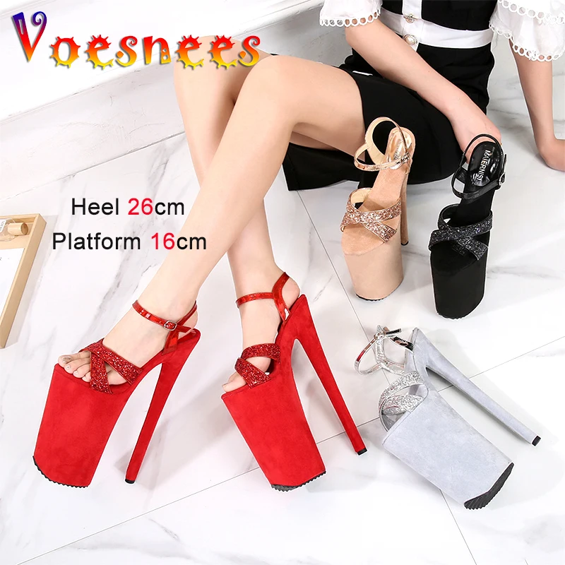 10 Inch Fetish Sandals Nightclub 26CM Thin Heels Sandals Waterproof Platform Women Walking Show Model Shoes Zapatos Mujer
10 Inch Fetish Sandals Nightclub 26CM Thin Heels Sandals Waterproof Platform Women Walking Show Model Shoes Zapatos Mujer