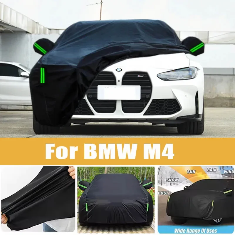 For BMW M4 Full Car Cover Four Seasons Universal Outdoor Sun Anti UV Rain Snow Dust Protection Oxford Cloth Car Accessories
For BMW M4 Full Car Cover Four Seasons Universal Outdoor Sun Anti UV Rain Snow Dust Protection Oxford Cloth Car Accessories
