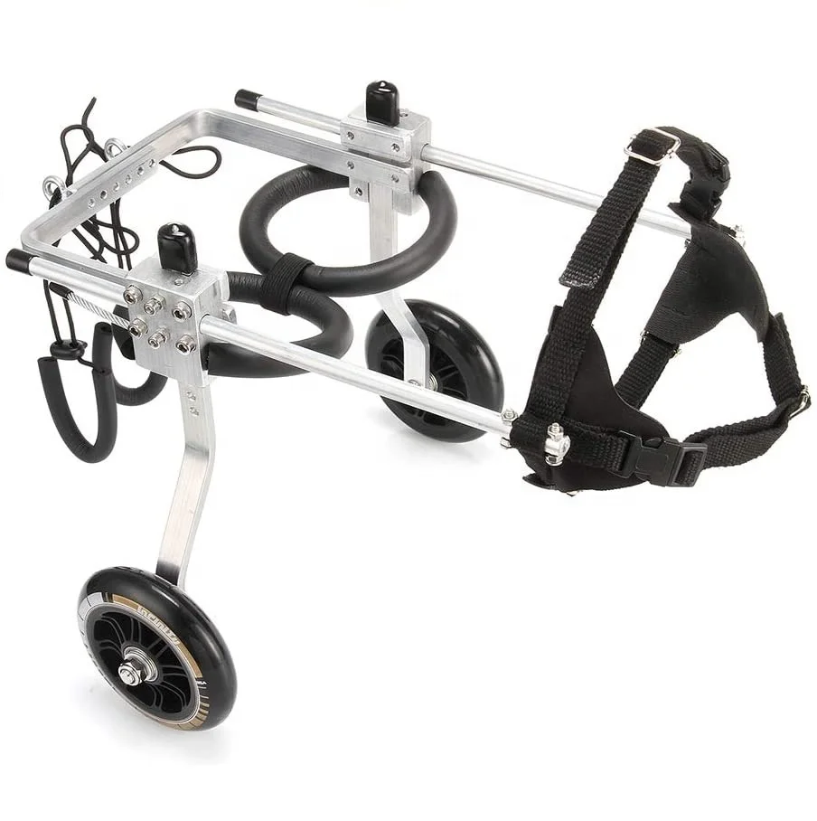 Adjustable Aluminum Dog Wheelchair Aviation-Style Lightweight and Easy-to-Assemble for All Sizes (XXXS-XXL)
Adjustable Aluminum Dog Wheelchair Aviation-Style Lightweight and Easy-to-Assemble for All Sizes (XXXS-XXL)