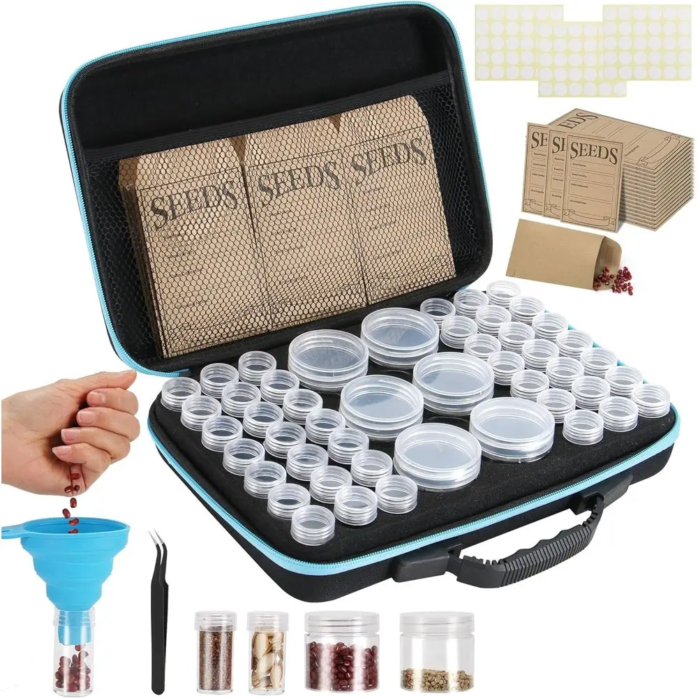 Органайзер для семян с 48 отделениями и этикетками, воронкой, пинцетом и 2 размерами бутылок для семян растений, овощей, цветов
Органайзер для семян с 48 отделениями и этикетками, воронкой, пинцетом и 2 размерами бутылок для семян растений, овощей, цветов