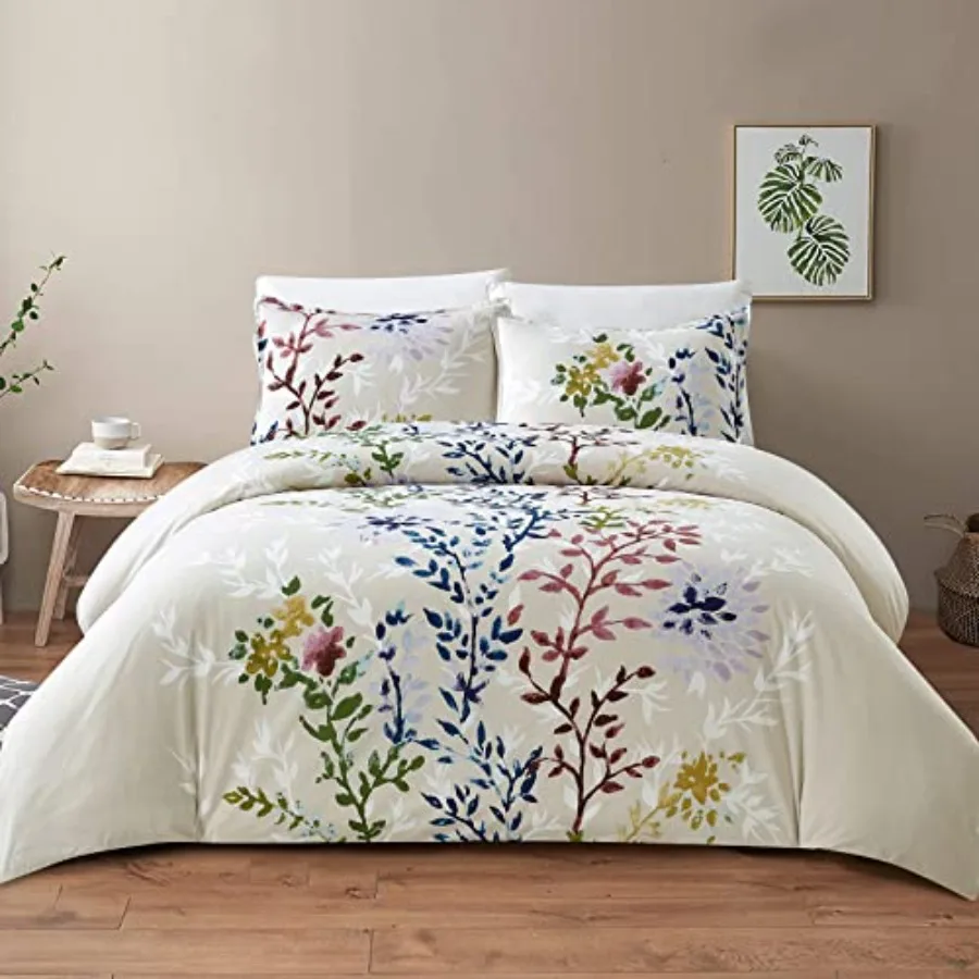 Style Quarters 3PCS Duvet Cover Set with White Leafy 100% Cotton Silhouettes Duvet Cover Size Machine Washable Includes 1 Duvet
Style Quarters 3PCS Duvet Cover Set with White Leafy 100% Cotton Silhouettes Duvet Cover Size Machine Washable Includes 1 Duvet