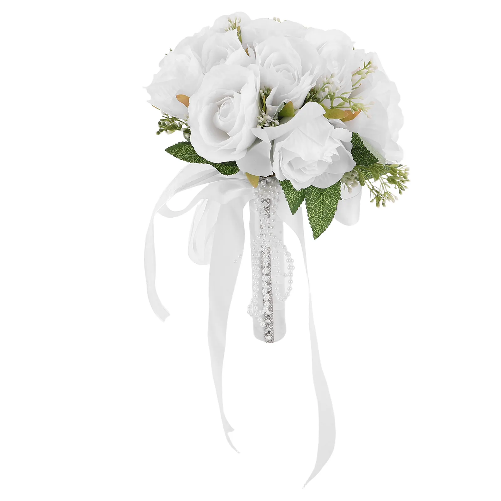 Wedding Bouquets for Bride Classic Western Style White Silk Rose Artificial Bridal Bouquet Hand Bouquet for Wedding Party
Wedding Bouquets for Bride Classic Western Style White Silk Rose Artificial Bridal Bouquet Hand Bouquet for Wedding Party