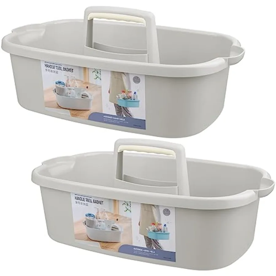 Large Cleaning plies Caddy Portable Shower Basket ply Organizer with Handle Plastic Bucket Tool Storage for Bathroom, Bedroom,
Large Cleaning plies Caddy Portable Shower Basket ply Organizer with Handle Plastic Bucket Tool Storage for Bathroom, Bedroom,