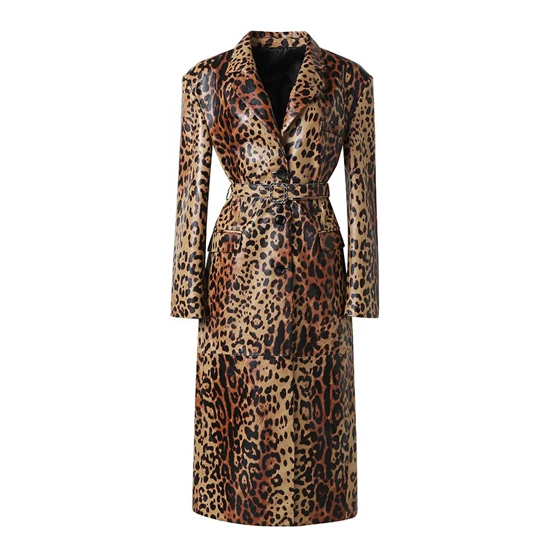 Custom Turn Down Collar Long Leather Jacket Genuine Leather Trench Coats Women With Belt
Custom Turn Down Collar Long Leather Jacket Genuine Leather Trench Coats Women With Belt