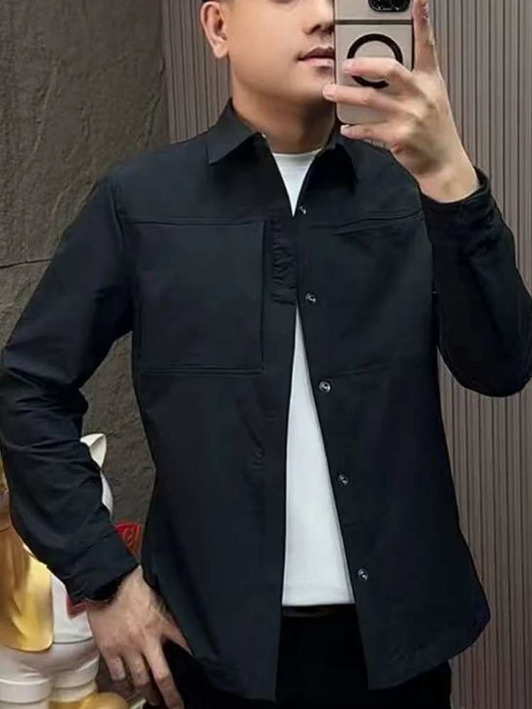 Business Casual Collared Jacket Men's Spring 2026 Fashionable Simplistic European Style Long Sleeve Outerwear for Youth
Business Casual Collared Jacket Men's Spring 2026 Fashionable Simplistic European Style Long Sleeve Outerwear for Youth