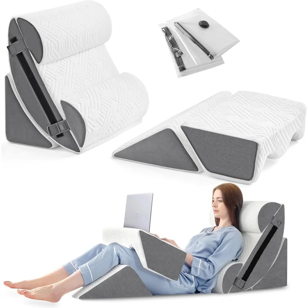 6pcs Orthopedic Bed Wedge Pillow Set for Sleeping, Post Surgery Foam for Body, Back and Leg Pain Relief
6pcs Orthopedic Bed Wedge Pillow Set for Sleeping, Post Surgery Foam for Body, Back and Leg Pain Relief