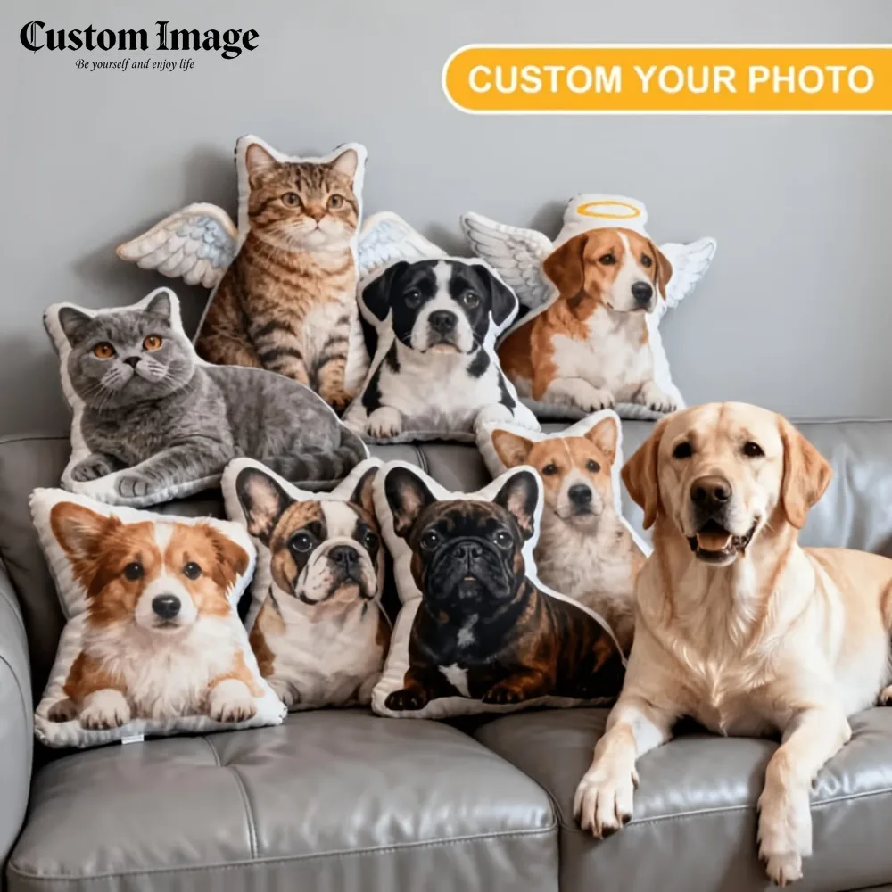 Custom Photo Pet Memorial Pillow,Personalized Unique Pet Cushion, Double Sided Printing,Perfect Souvenir Gift for Dog Cat Lovers
Custom Photo Pet Memorial Pillow,Personalized Unique Pet Cushion, Double Sided Printing,Perfect Souvenir Gift for Dog Cat Lovers
