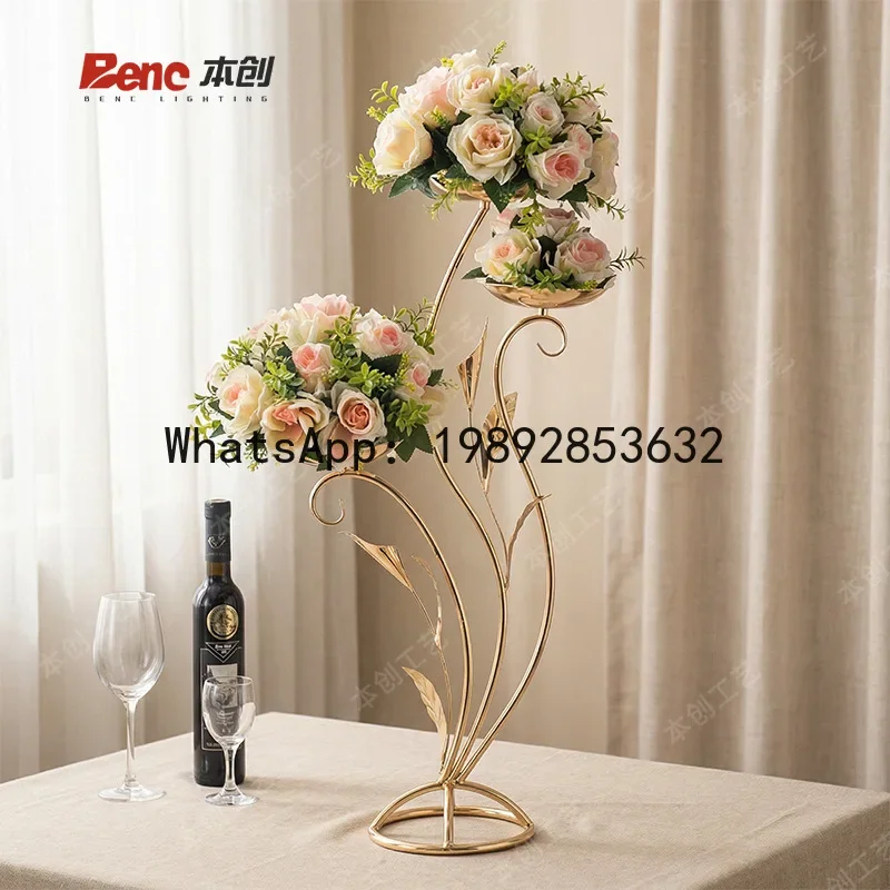 V5.11 exhibition hall main table decoration supplies stage flower props display shelves wedding wrought iron flower stand
V5.11 exhibition hall main table decoration supplies stage flower props display shelves wedding wrought iron flower stand