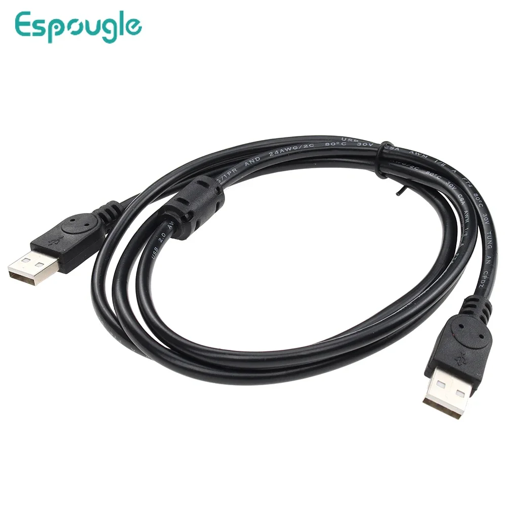 50pcs Black USB2.0 Male To Male M/M Connector Adapter Cable Cord Wire Extension Cable Double USB Computer Extension Cables
50pcs Black USB2.0 Male To Male M/M Connector Adapter Cable Cord Wire Extension Cable Double USB Computer Extension Cables