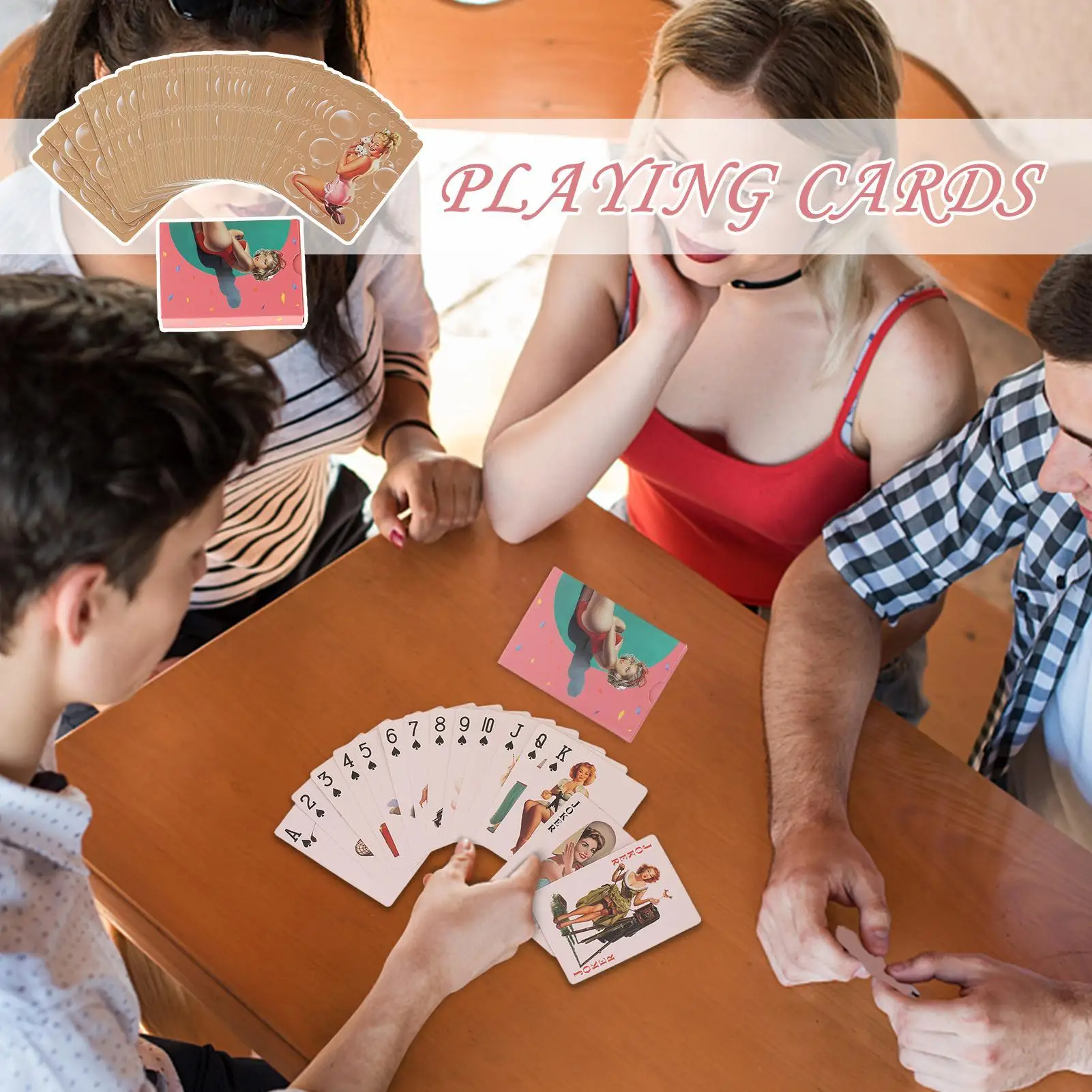 Playing Cards Vintage Table Deck for Men Collectible Board Game Room Decoration for Party Man Cave Travel Event Gathering Indoor
Playing Cards Vintage Table Deck for Men Collectible Board Game Room Decoration for Party Man Cave Travel Event Gathering Indoor