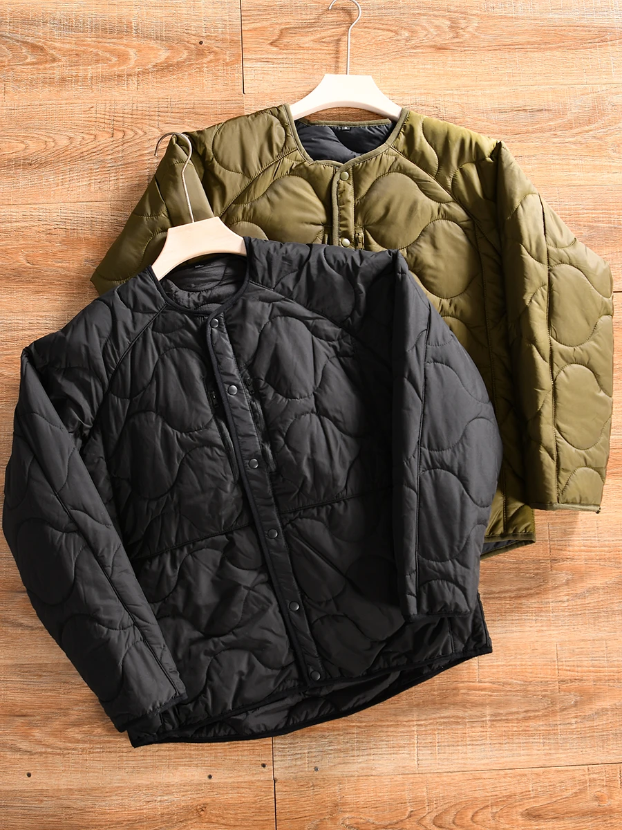 Autumn Winter Men's Fashion Casual Neckless Cotton Jacket Cozy Warmth Gourd Shape Stitching Clamp Cotton Clothes
Autumn Winter Men's Fashion Casual Neckless Cotton Jacket Cozy Warmth Gourd Shape Stitching Clamp Cotton Clothes