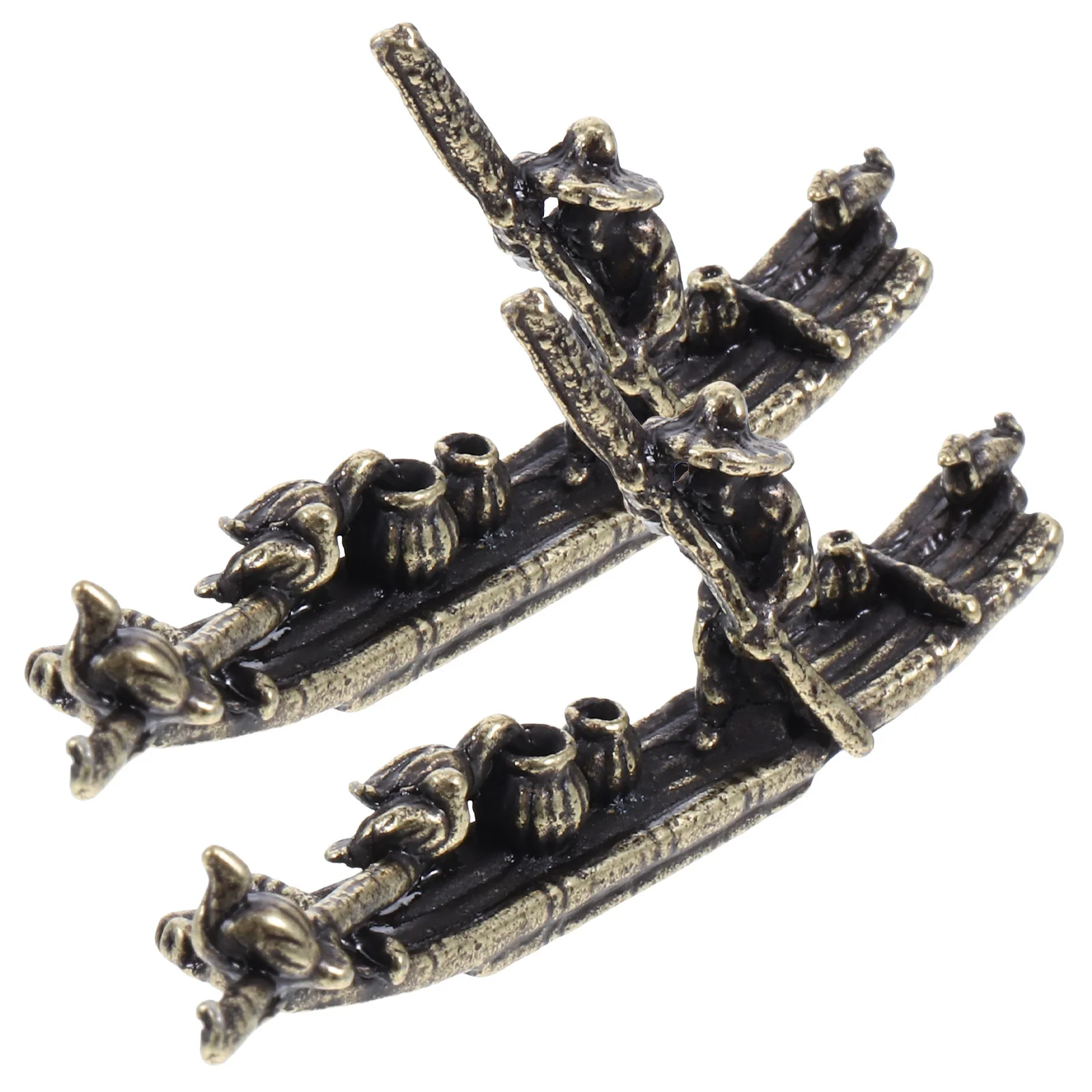 2pcs Brass Fishing Boat Statue Miniature Landscape Ornament Desktop Decor Rustic Style Micro Scene Finish Sand Table
2pcs Brass Fishing Boat Statue Miniature Landscape Ornament Desktop Decor Rustic Style Micro Scene Finish Sand Table