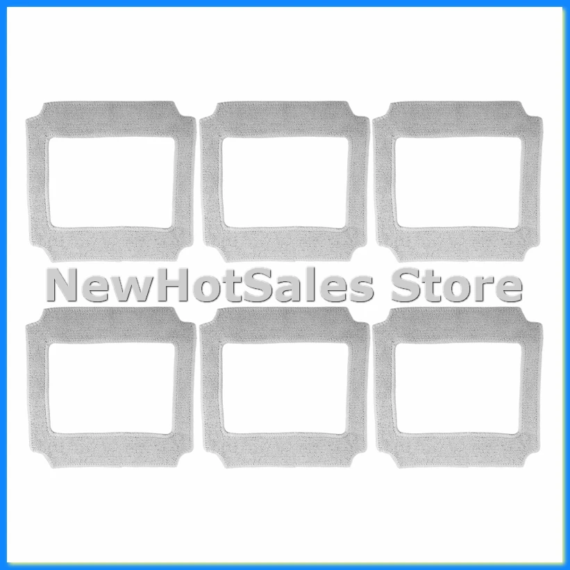 6PCS Window Cleaning Robot Mop Cloth Cleaning Rag Towel Dust Cloth Cleaning Cloth for YW910-A25R