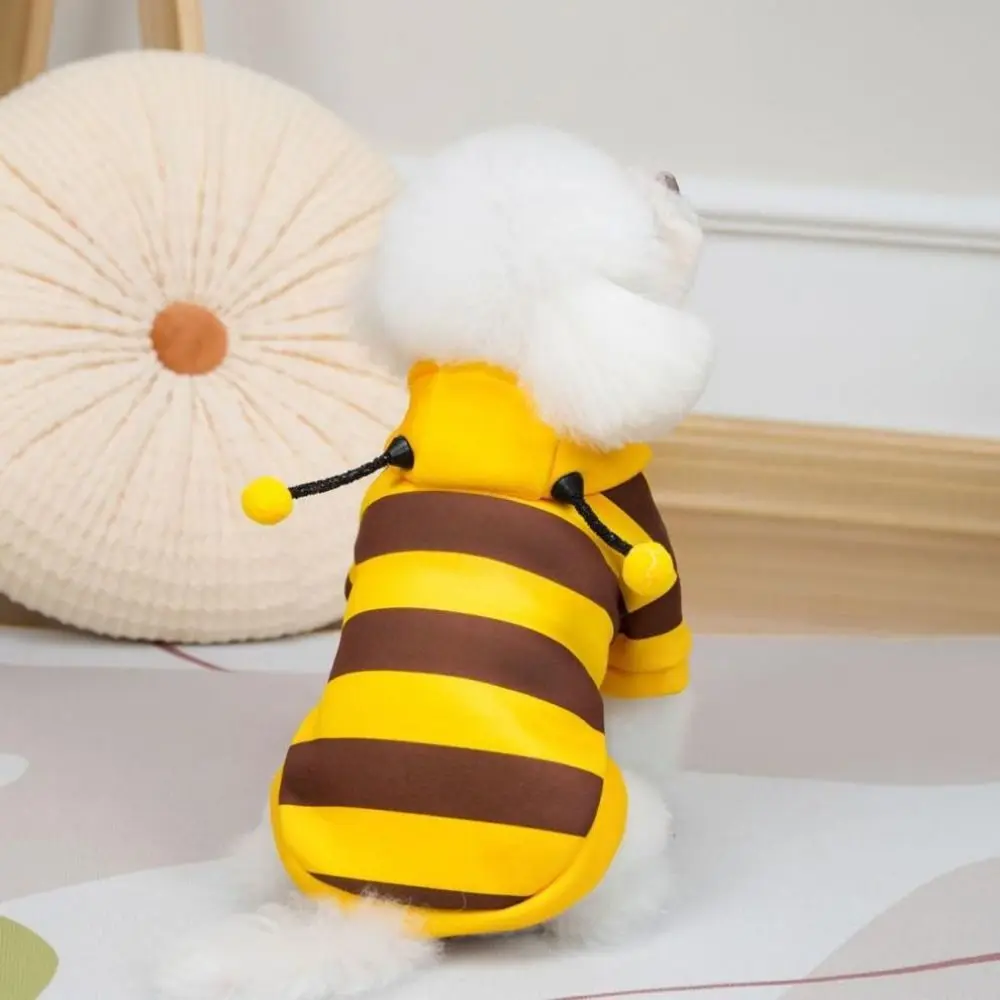 Funny Bee Design Puppy Cat Clothing Thickened Warm Dog Pullover Hoodie Jumpsuit Soft Cat Sweatshirt Small Dogs
Funny Bee Design Puppy Cat Clothing Thickened Warm Dog Pullover Hoodie Jumpsuit Soft Cat Sweatshirt Small Dogs