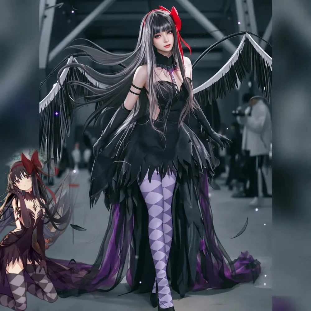 Anime Puella Magi Madoka Magica Akemi Homura Cosplay Costume Women Dress Lolita Uniform Masquerade Halloween Clothes
Anime Puella Magi Madoka Magica Akemi Homura Cosplay Costume Women Dress Lolita Uniform Masquerade Halloween Clothes