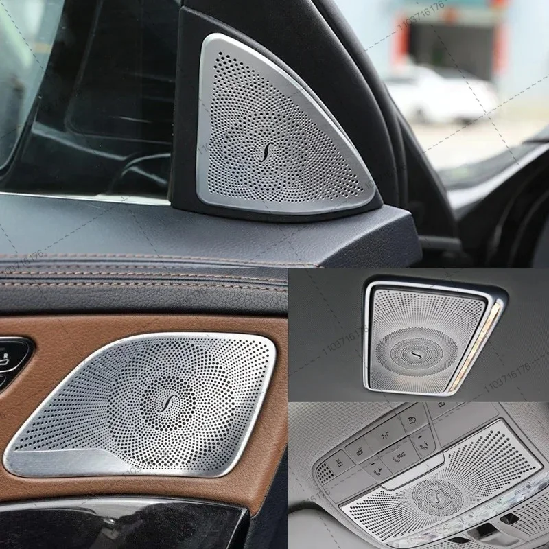 For Mercedes Benz S Class S320 S350 W222 Car Gate Door Loudspeaker Pad Audio Speaker Cover Trim Frame Sticker Accessories
For Mercedes Benz S Class S320 S350 W222 Car Gate Door Loudspeaker Pad Audio Speaker Cover Trim Frame Sticker Accessories