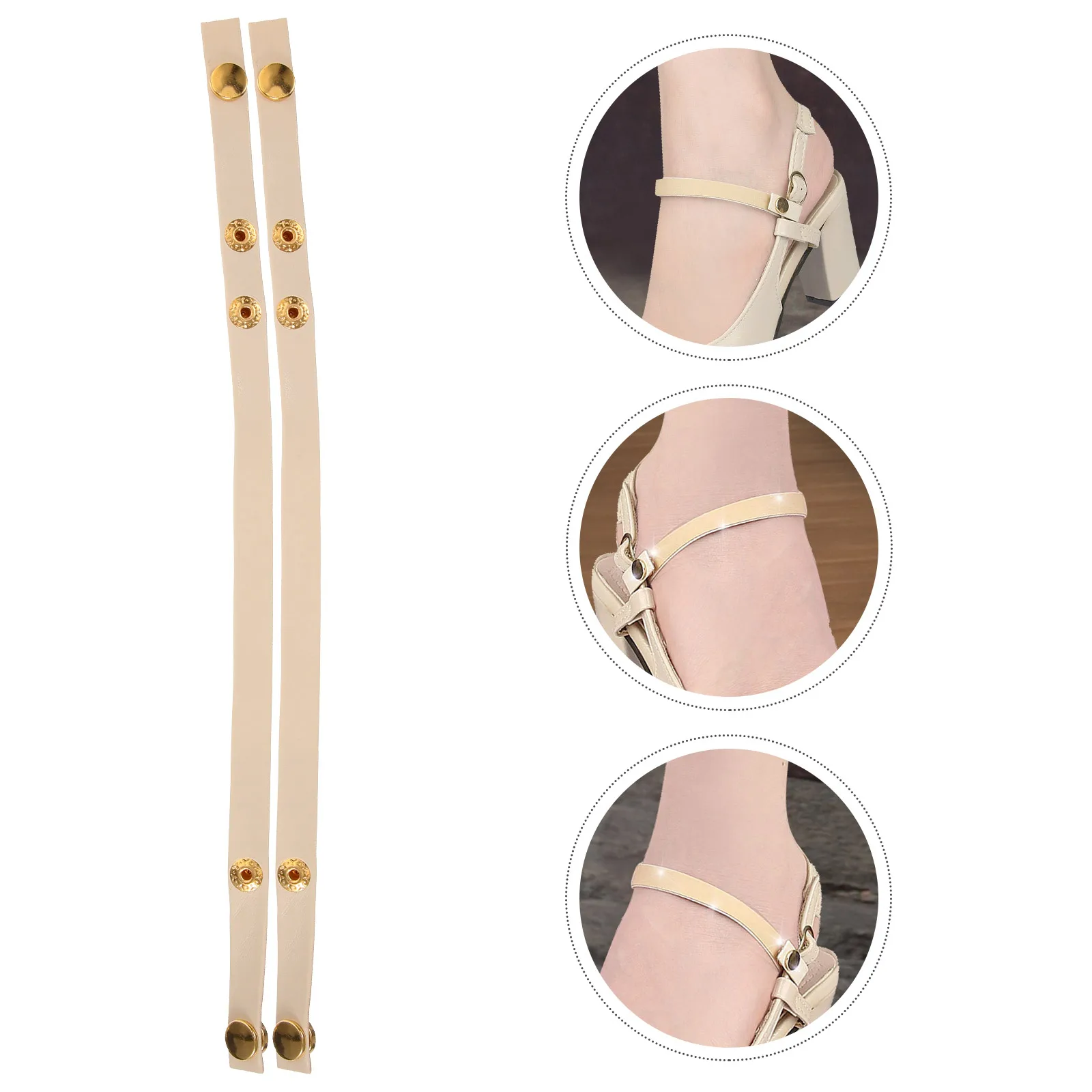 Heel Snap Button Strap Fix Laces Women Anti Drop Adjustable Durability High Heels Pu Replacement Ankle Straps Shoe
Heel Snap Button Strap Fix Laces Women Anti Drop Adjustable Durability High Heels Pu Replacement Ankle Straps Shoe