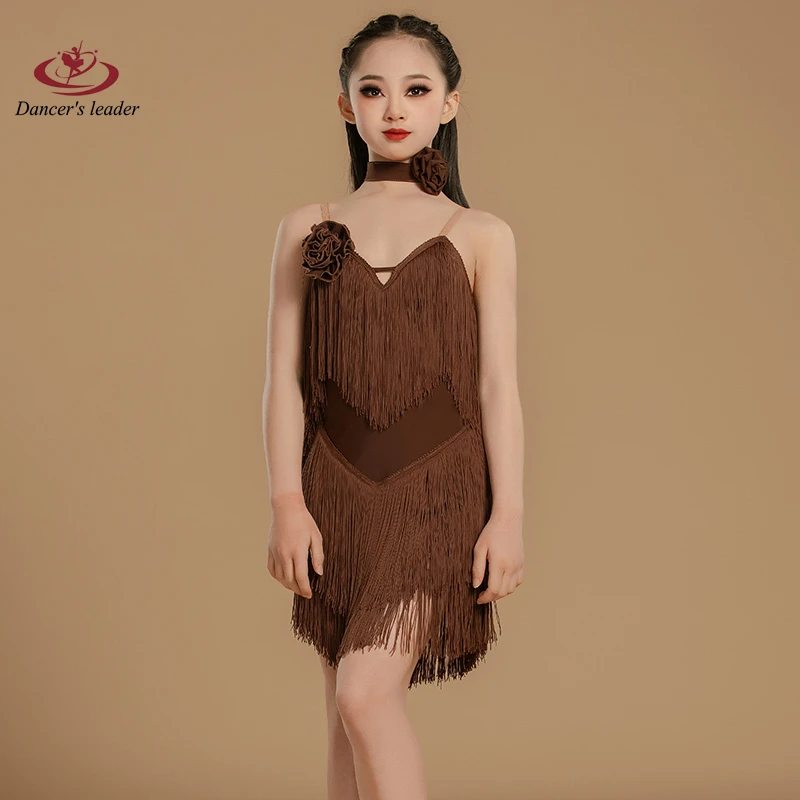 Latin Dance Costume, Women's High-end Three-dimensional Floral Fringe Skirt, Rumba Samba Dance Skirt, Performance Dress
Latin Dance Costume, Women's High-end Three-dimensional Floral Fringe Skirt, Rumba Samba Dance Skirt, Performance Dress