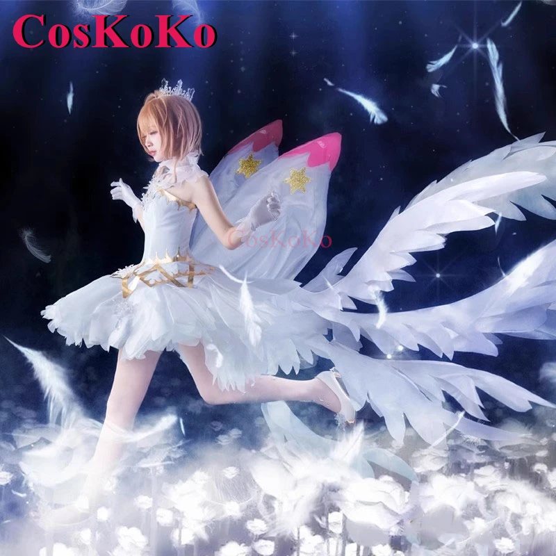 CosKoKo Kinomoto Sakura Cosplay Costumes Anime Cardcaptor Sakura CLEAR CARD Elegant Formal Dress Halloween Role Play Clothing
CosKoKo Kinomoto Sakura Cosplay Costumes Anime Cardcaptor Sakura CLEAR CARD Elegant Formal Dress Halloween Role Play Clothing