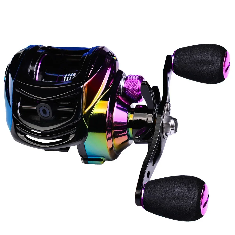 FLYSAND Fishing Reel 22LB 9+1 Ball Bearings 7.2:1 Gear Ratio High Speed Reel Magnetic Brake System Low Carbon Baitcasting Reel
FLYSAND Fishing Reel 22LB 9+1 Ball Bearings 7.2:1 Gear Ratio High Speed Reel Magnetic Brake System Low Carbon Baitcasting Reel