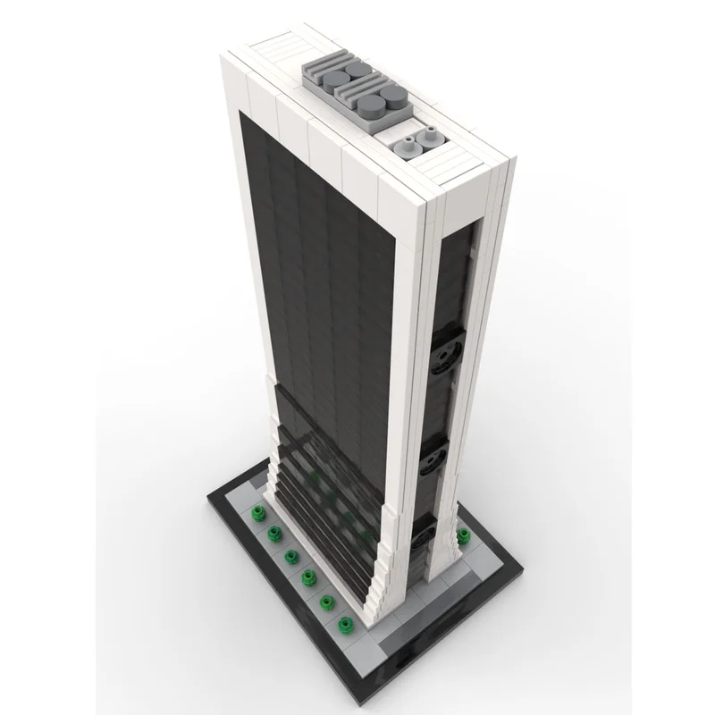 Custom MOC Building Blocks Toy Skyscraper Series Solo Building 1:800 scale model 863pcs Creative holiday gifts
Custom MOC Building Blocks Toy Skyscraper Series Solo Building 1:800 scale model 863pcs Creative holiday gifts