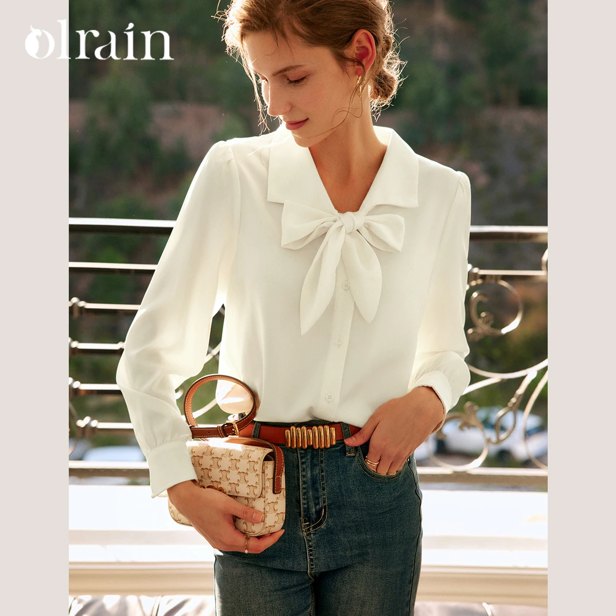OLrain Professional Shirt Women's Spring 2025 New Korean Design French Long-sleeved Bow Shirt O22CC59293
OLrain Professional Shirt Women's Spring 2025 New Korean Design French Long-sleeved Bow Shirt O22CC59293