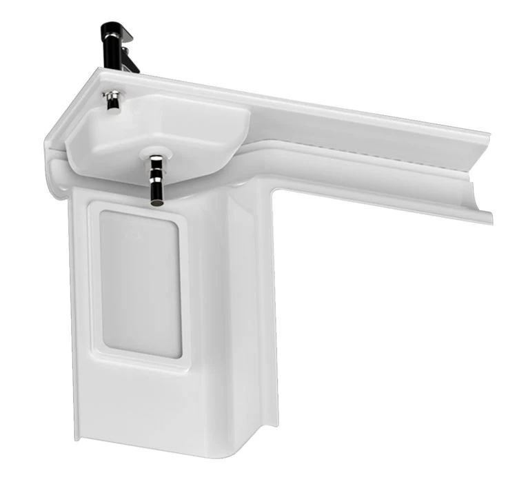 Adjustable Faucet Integrated Shower Room with Shower Platform 9-Shaped Basin Sink & Toilet for Marine Motorhome & Camping RV
Adjustable Faucet Integrated Shower Room with Shower Platform 9-Shaped Basin Sink & Toilet for Marine Motorhome & Camping RV