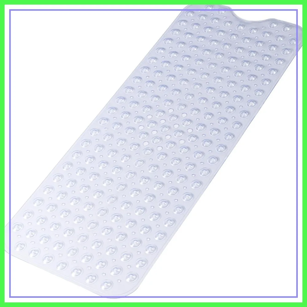 Extra Long Non Slip Bathtub Mat - 40x16 Inch, Machine Washable, Suction Cups & Drain Holes
Extra Long Non Slip Bathtub Mat - 40x16 Inch, Machine Washable, Suction Cups & Drain Holes