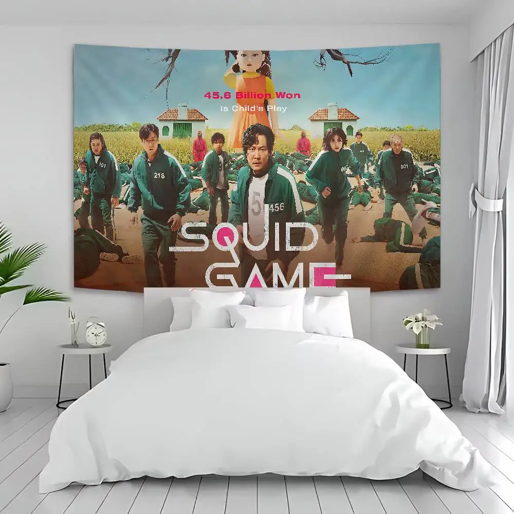 TV Game S-Squids Anime Tapestry Art Science Fiction Room Home Decor Wall Art Decor
TV Game S-Squids Anime Tapestry Art Science Fiction Room Home Decor Wall Art Decor
