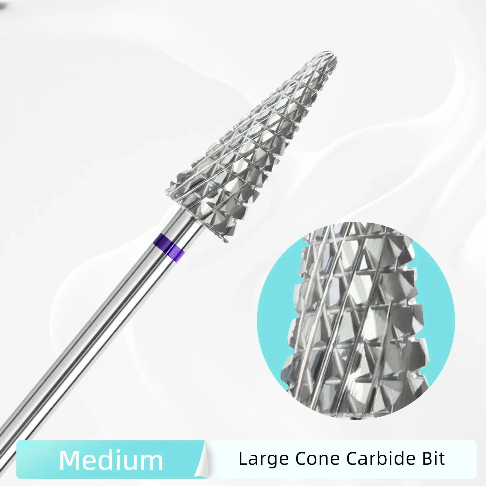 Cone Carbide Nail Drill Bits 3/32 Cross Cut Nail Bit for Righties Electric Drills Accessories Cuticle Gel Remover Tool
Cone Carbide Nail Drill Bits 3/32 Cross Cut Nail Bit for Righties Electric Drills Accessories Cuticle Gel Remover Tool