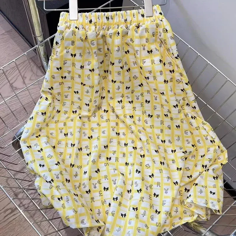2025 Summer Vintage Plaid Bow Printing Faldas Streetwear Sweet Women's A-Line Pocket Skirts Y2k Aesthetic Harajuku Fairy Skirt
2025 Summer Vintage Plaid Bow Printing Faldas Streetwear Sweet Women's A-Line Pocket Skirts Y2k Aesthetic Harajuku Fairy Skirt