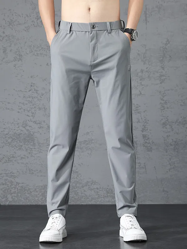 New 2026 Ice Silk Thin Casual Pants Men's High Elastic Faion Slim Fit Small Foot Straight Long Pants Summer Lightweight
New 2026 Ice Silk Thin Casual Pants Men's High Elastic Faion Slim Fit Small Foot Straight Long Pants Summer Lightweight