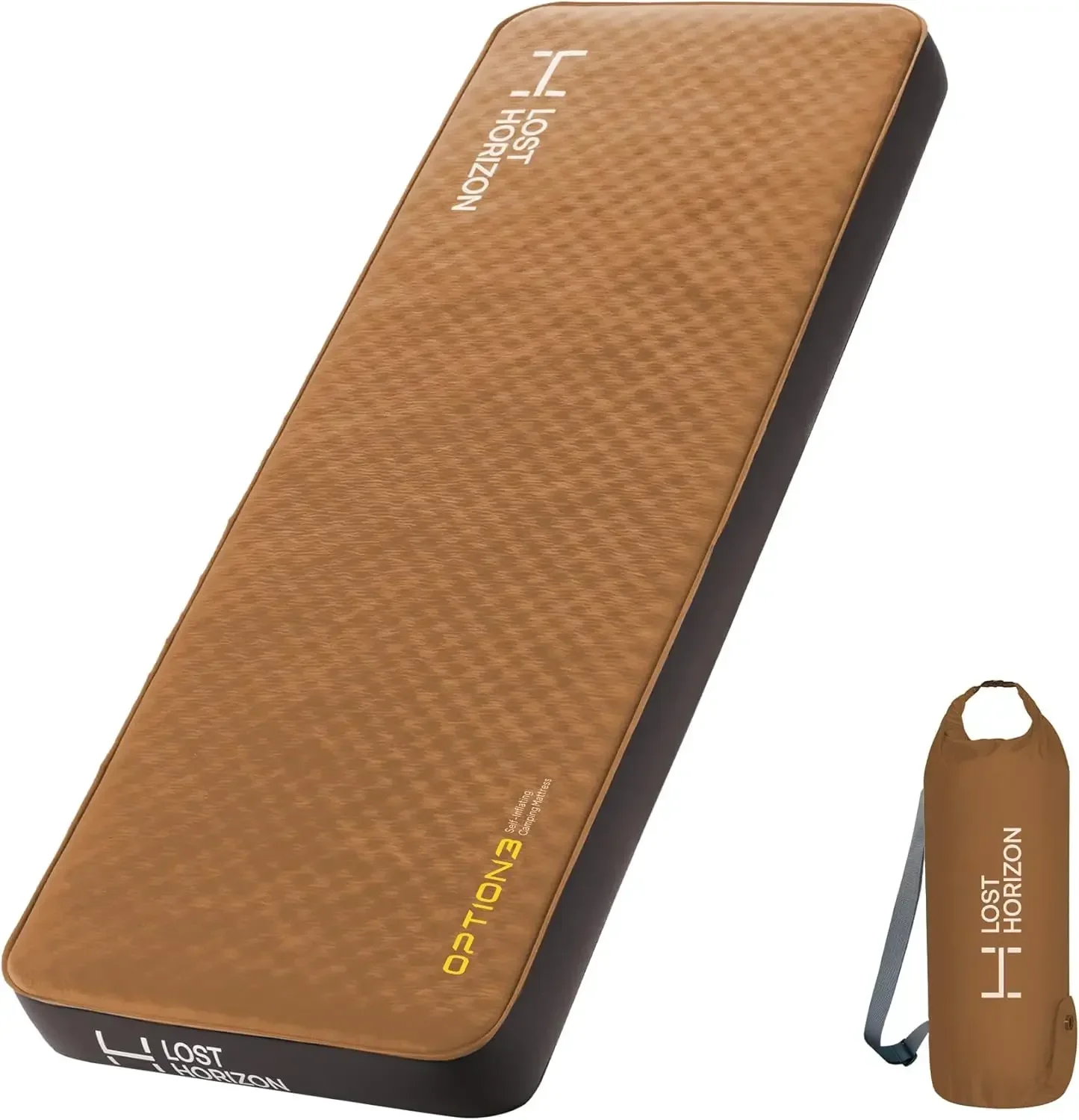 Air & Foam Camping Mattress, Self-Inflating Sleeping Pad, 4.5" Thick, with Pump Sack, Cot
Air & Foam Camping Mattress, Self-Inflating Sleeping Pad, 4.5" Thick, with Pump Sack, Cot