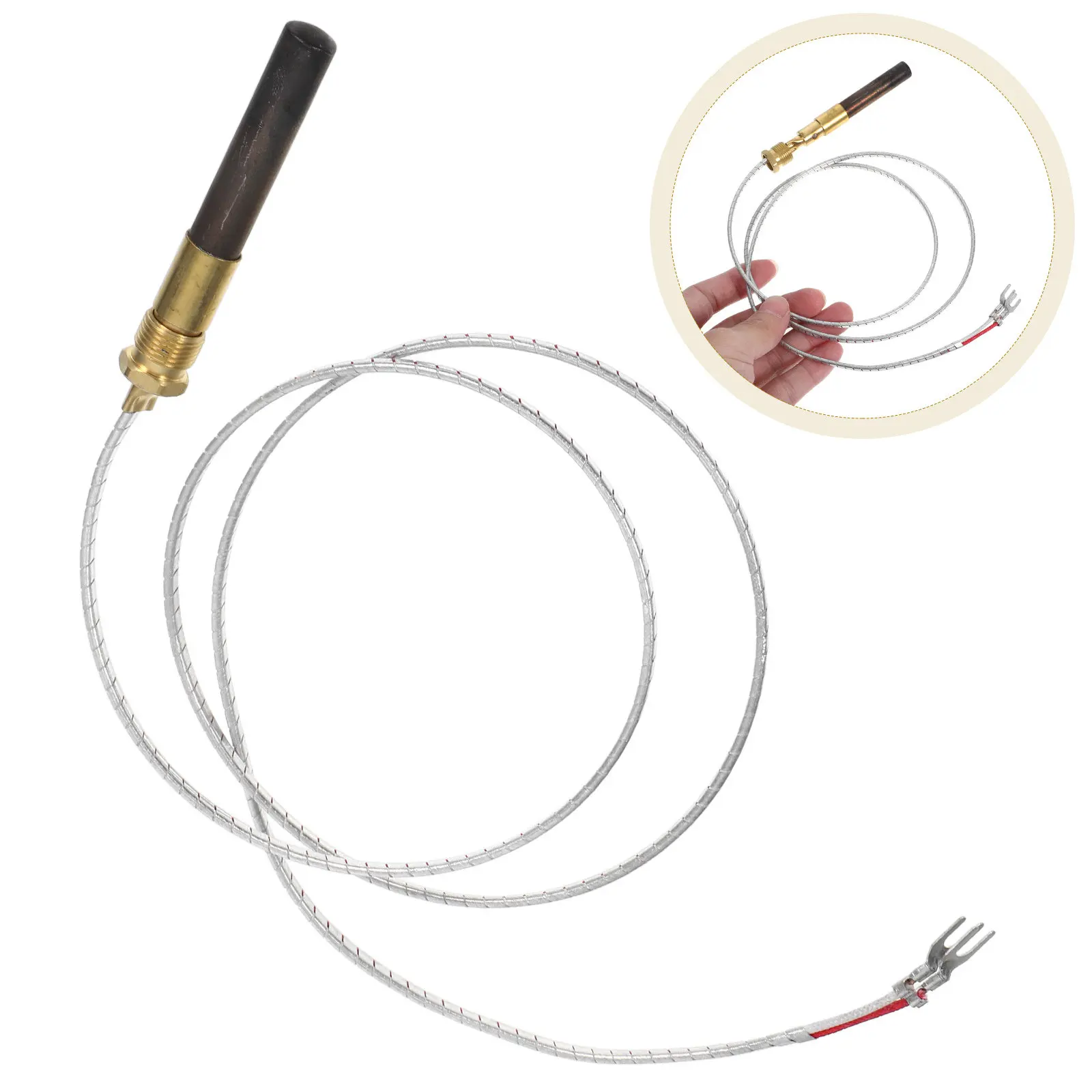 Aluminum-Clad Wire Thermopile Generator for Gas Fireplace Water Heater Stove Outdoor Heater Replacement Parts Universal
Aluminum-Clad Wire Thermopile Generator for Gas Fireplace Water Heater Stove Outdoor Heater Replacement Parts Universal