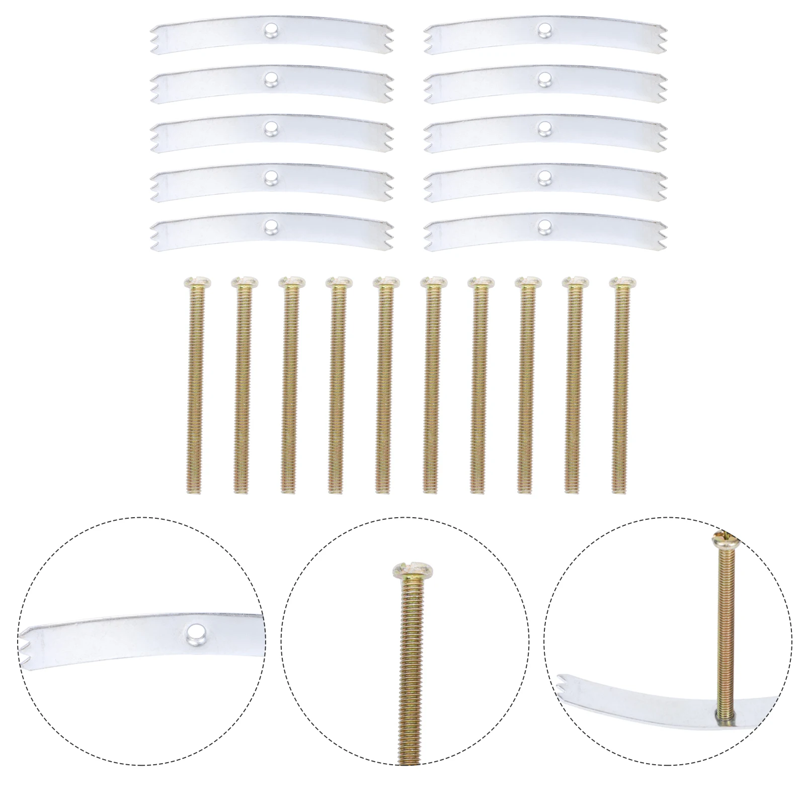 20pcs 86 Type Socket Repair Kit Cassette Galvanized Iron Fixing Screws Mounting Tool Not Junction Box
20pcs 86 Type Socket Repair Kit Cassette Galvanized Iron Fixing Screws Mounting Tool Not Junction Box