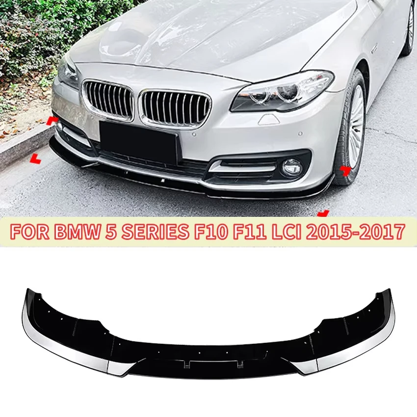 For BMW 5 Series F10 F11 LCI 2015-2017 Car Front Bumper Splitter Lip Diffuser Body Kit Spoiler Gloss Black Deluxe Edition
For BMW 5 Series F10 F11 LCI 2015-2017 Car Front Bumper Splitter Lip Diffuser Body Kit Spoiler Gloss Black Deluxe Edition