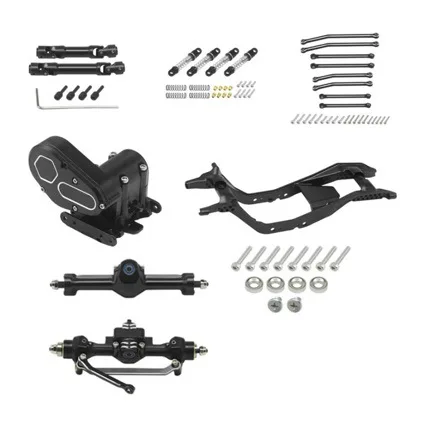 SCX30 aluminum alloy 7 piece set gear box skid Drive shaft axle kunckles gear CVD steering link skid shock chassis stock body
SCX30 aluminum alloy 7 piece set gear box skid Drive shaft axle kunckles gear CVD steering link skid shock chassis stock body