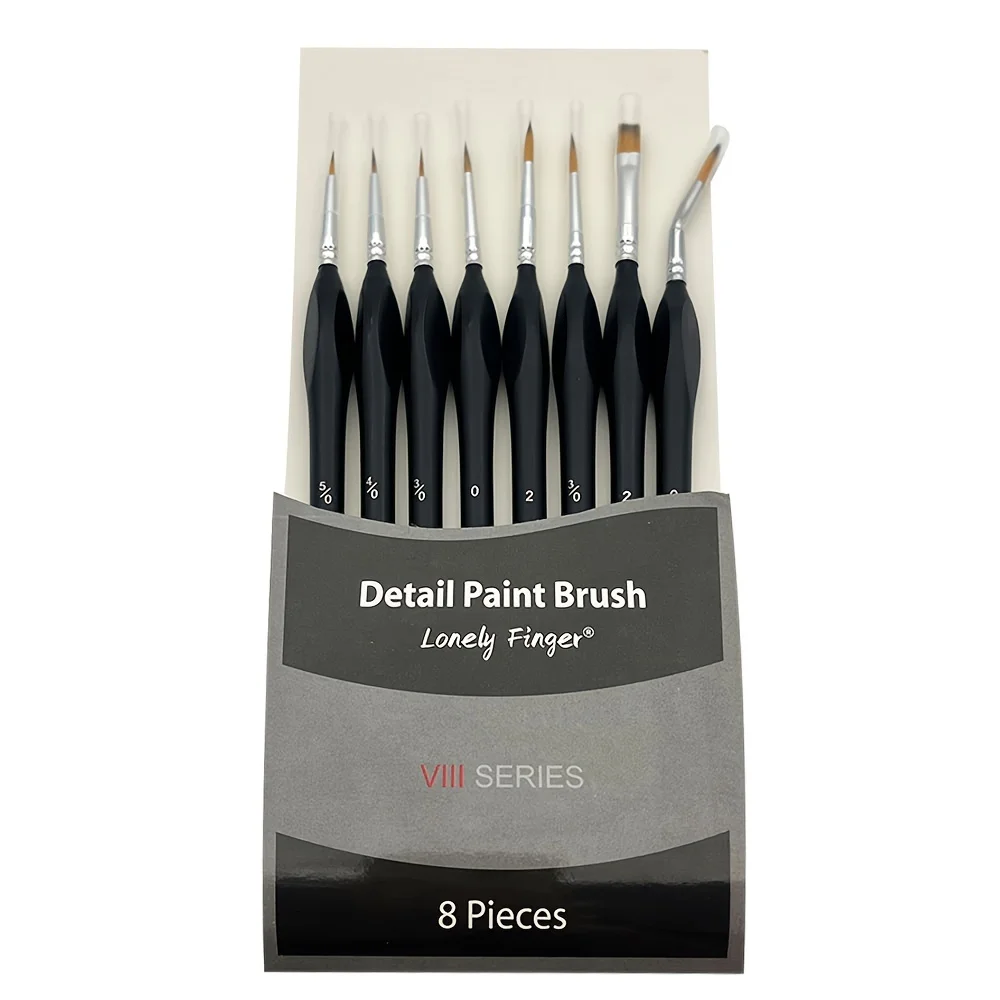 Профессиональный набор кистей для рисования деталей, 8 шт. — нейлоновые кисти для масляной живописи для акрила, акварели, масла и боди-арта — идеальный подарок
Профессиональный набор кистей для рисования деталей, 8 шт. — нейлоновые кисти для масляной живописи для акрила, акварели, масла и боди-арта — идеальный подарок
