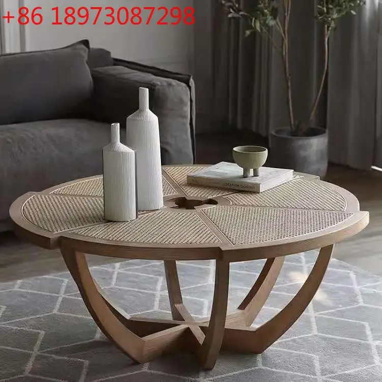 Журнальный столик из цельного дерева из ротанга, журнальный столик для маленькой квартиры, скандинавский современный креативный круглый стол для гостиной
Журнальный столик из цельного дерева из ротанга, журнальный столик для маленькой квартиры, скандинавский современный креативный круглый стол для гостиной